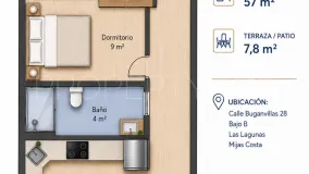 2 bedrooms ground floor apartment in Las Lagunas for sale